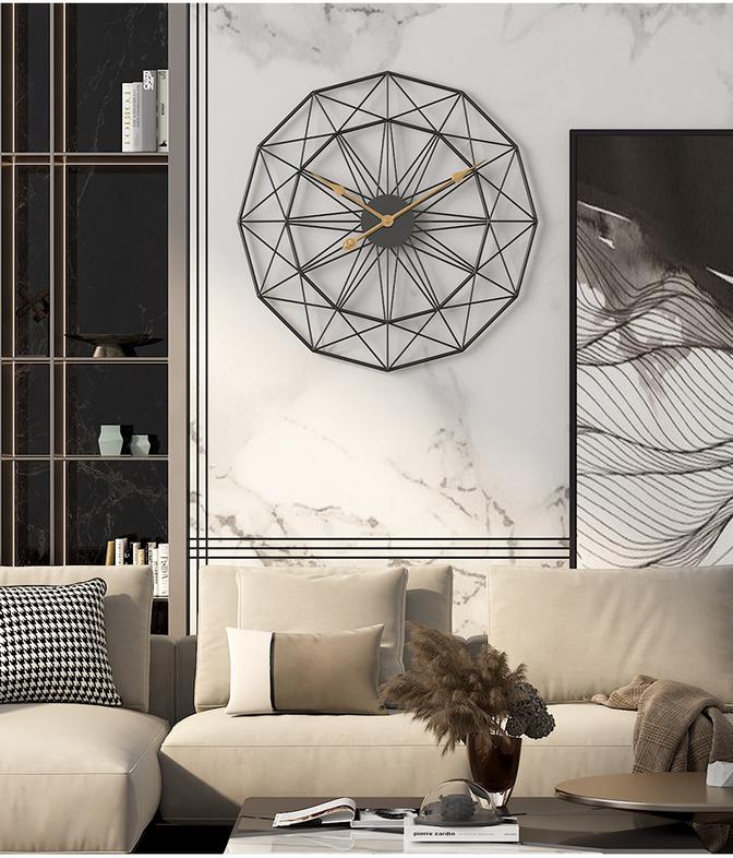 Elegant Wall Clock Silent Non-Ticking